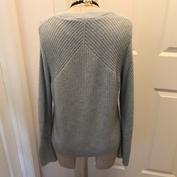 Lucky Brand light blue sweater with sparkle - Picture 3 of 12